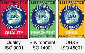 Standards Compliant for Quality, Environment and Health & Safety